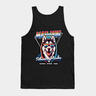 Mad Dog Siberian Husky Dog Tank Top